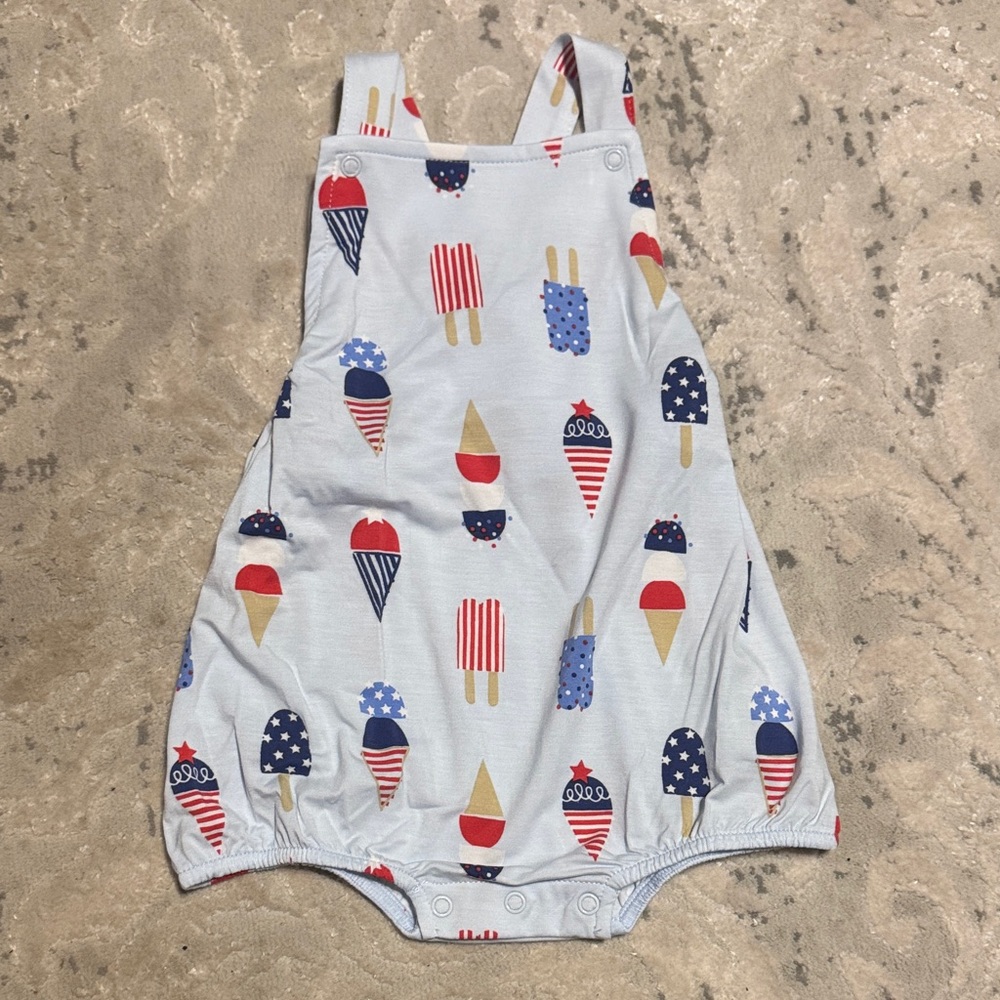 Angel Dear 4th of July Ice Cream Patterned Baby Bubble